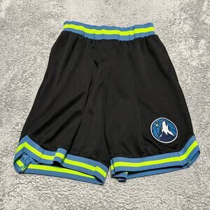 Minnesota Timberwolves UNK Shorts Mens Medium Black Basketball